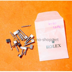 Rolex Watch part lot of various dismantled Rolex steel oyster links satin finish steel 904L for to restore or repair