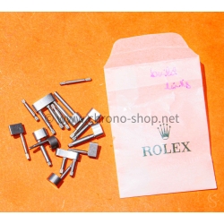 Rolex Fourniture horlogère lot maillons bracelets montres type oyster acier 904L brut à restaurer, assembler