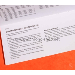 Bell & Ross notice, mode d'emploi BR 01-BR 03 Livret noir International Warranty & User guide