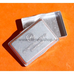 IWC INTERNATIONAL WATCH CO SCHAFFHAUSEN Vintage collectible watch storage case box tin tools aluminium 50'ss