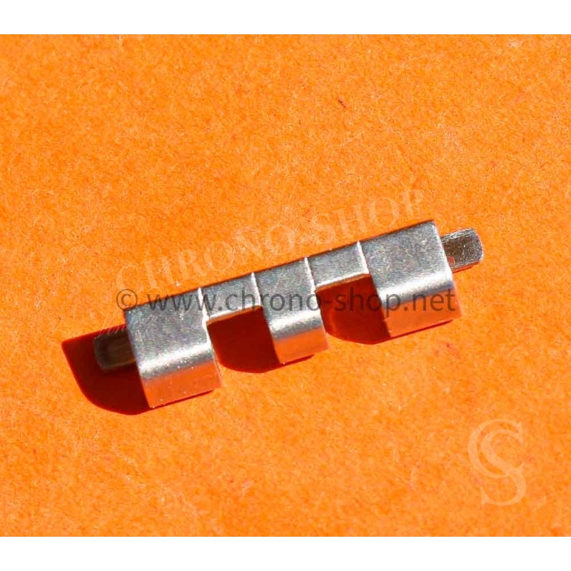 Fixage 2002 bracelet montres acier 18mm endlink fixation acier incurvé satiné bracelet montres anciennes 1 x pièce détachée Fixage 2002 bracelet montres acier 18mm endlink fixation acier incurvé satiné bracelet montres anciennes 1 x pièce détachée