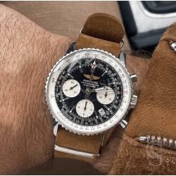 BREITLING BOUCLE ARDILLON VINTAGE 20/18mm ACIER POUR BRACELET CUIR MONTRES CHRONOMAT,NAVITIMER,COSMONAUT