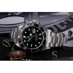 ROLEX ORIGINAL SUBMARINER INSERT NOIR NEUF LUNETTE MONTRES 16800,16800,16610 SUBMARINER DATE LUMINOVA REF B315-16800