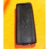 Yves Saint Laurent Paris Authentique Porte-clés en cuir couleur noir vintage des années 80