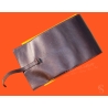Authentic PIAGET, THE SECRET GARDEN Memo Note Pad Wallet Roll Leather Brown purple color tin tang buckle