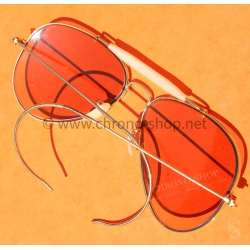 Ray Ban Ambermatic Collector vintage Lunettes de soleil 1960's Vintage Bausch & Lomb Ray-Ban Ambermatic Tireur, pilote