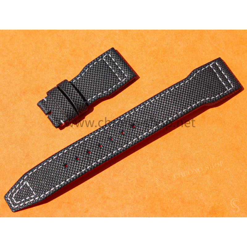 IWC Bracelet A62721 noir rouge 22mm Cordura Toile Militaire montres Big Pilot 5002,5004,5009,Timezoner,Perpetual Calendar IWC Bracelet A62721 noir rouge 22mm Cordura Toile Militaire montres Big Pilot 5002,5004,5009,Timezoner,Perpetual Calendar