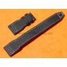 IWC Bracelet A62721 noir rouge 22mm Cordura Toile Militaire montres Big Pilot 5002,5004,5009,Timezoner,Perpetual Calendar
