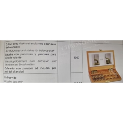 Rolex 1060 Original watchmaker tool set of punches and stakes for balance staff ref 1060 vintages watches