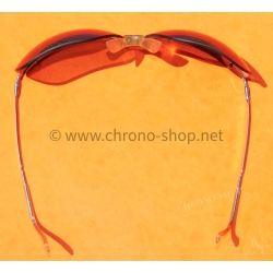 Lunettes de soleil vintage 60's moto motobiker motards Sol Amor argentées légères Made in France