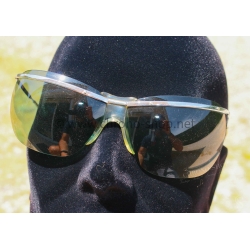 Lunettes de soleil vintage 60's moto motobiker motards Sol Amor argentées légères Made in France