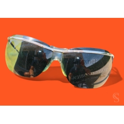 Lunettes de soleil vintage 60's moto motobiker motards Sol Amor argentées légères Made in France