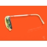 Lunettes de soleil vintage 60's moto motobiker motards Sol Amor argentées légères Made in France
