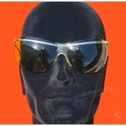 Lunettes de soleil vintage 60's moto motobiker motards Sol Amor argentées légères Made in France