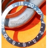 ROLEX FAT FONT 60's INSERT PATINE BLEU NAVY GRADUE 24H MONTRES VINTAGES GMT MASTER 1675,6542