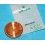 Genuine Rolex Case back cover 18kt heavy gold ref.6800 no date midsize wristwatch parts New caseback