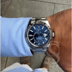 Rolex original maille oyster 17mm acier bipoli Oystersteel Bracelet 72220 acier 22mm montres Sky Dweller 326934,336934