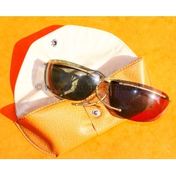 SOL-AMOR Lunettes de soleil vintages dorées 60's moto motobiker motards Sol Amor légères Made in France