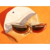 SOL-AMOR Lunettes de soleil vintages dorées 60's moto motobiker motards Sol Amor légères Made in France