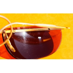 SOL-AMOR Lunettes de soleil vintages dorées 60's moto motobiker motards Sol Amor légères Made in France