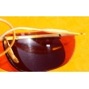 SOL-AMOR Lunettes de soleil vintages dorées 60's moto motobiker motards Sol Amor légères Made in France