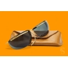 SOL AMOR Vintages 60's sunglasses Collectors Pair of Vintage Sol Amor Wrap Semi Rimless Vintage motobikers,actors