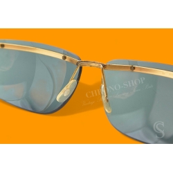SOL-AMOR Lunettes de soleil vintages dorées 60's moto motobiker motards Sol Amor légères Made in France