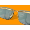 SOL-AMOR Lunettes de soleil vintages dorées 60's moto motobiker motards Sol Amor légères Made in France