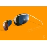 SOL-AMOR Lunettes de soleil vintages dorées 60's moto motobiker motards Sol Amor légères Made in France