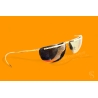 SOL-AMOR Lunettes de soleil vintages dorées 60's moto motobiker motards Sol Amor légères Made in France