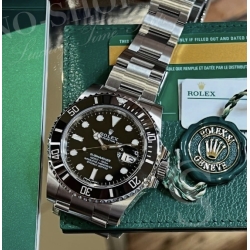 Rolex montres Submariner Date 116610,116610LV,116619 CAL 3135 original jeu aiguilles CHROMALIGHT 410-116619