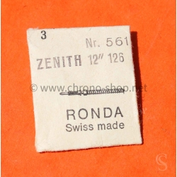 Zenith vintage watch part Ssteel stems Ronda ref 561 12" 126 swiss made