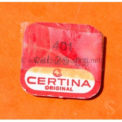 Certina 401 original vintage watch parts 25-65 lot of 2 x stems ssteel