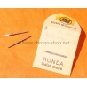 ORIS vintage watch part lot of 2 x Ssteel stems Ronda ref 1650 10 1/2" 630 swiss made