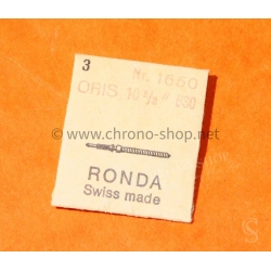 ORIS pièce horlogerie Ronda tiges de remontoir acier Ronda ref 1650 10 1/2" 630 swiss made