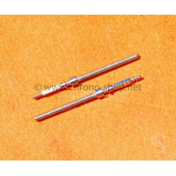 ORIS vintage watch part lot of 2 x Ssteel stems Ronda ref 1650 10 1/2" 630 swiss made