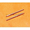 ORIS vintage watch part lot of 2 x Ssteel stems Ronda ref 1650 10 1/2" 630 swiss made
