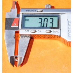 Rolex rare tube de couronne acier 24-700 TWINLOCK submariner 5512,5513,1680 Daytona 6263,6265,6240 Sea-Dweller 1665