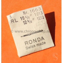 RL watch part Ronda Ssteel stems vintages watches Ronda refs 1663 10 1/2" 1013 12 1/2 1213 swiss made