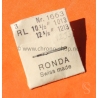 RL pièce horlogerie Ronda tiges de remontoir acier Ronda refs 1663 10 1/2" 1013 12 1/2 1213 swiss made