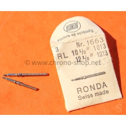 RL pièce horlogerie Ronda tiges de remontoir acier Ronda refs 1663 10 1/2" 1013 12 1/2 1213 swiss made