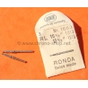 RL pièce horlogerie Ronda tiges de remontoir acier Ronda refs 1663 10 1/2" 1013 12 1/2 1213 swiss made