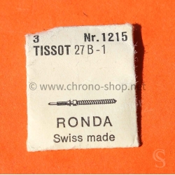 TISSOT watch spare by Ronda 2x stems 27B-1 calibre 1215 ETA swiss made vintage watches