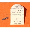TISSOT watch spare by Ronda 2x stems 27B-1 calibre 1215 ETA swiss made vintage watches
