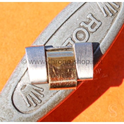 ROLEX VINTAGE 70's MAILLON PLIÉ BITON 17mm ref 7835-19 OR ACIER ROLEX TUDOR BRACELETS VINTAGES