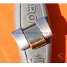 ROLEX VINTAGE 70's MAILLON PLIÉ BITON 17mm ref 7835-19 OR ACIER ROLEX TUDOR BRACELETS VINTAGES