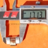 ROLEX VINTAGE 70's MAILLON PLIÉ BITON 17mm ref 7835-19 OR ACIER ROLEX TUDOR BRACELETS VINTAGES