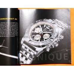 BREITLING 2012 CHRONOLOG BROCHURE CHRONOGRAPH NAVITIMER,CHRONOMAT,SUPEROCEAN,COSMONAUT FRENCH