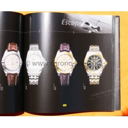 BREITLING 2012 CHRONOLOG BROCHURE CHRONOGRAPH NAVITIMER,CHRONOMAT,SUPEROCEAN,COSMONAUT FRENCH