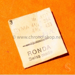 CYMA Ronda watch part stem ref 401 technical datas 4 1/4" 354, 433, 434K
